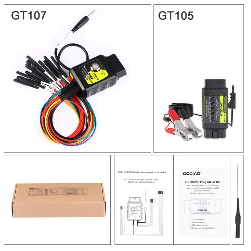 Godiag GT107 DSG Gearbox Data Adapter ECU IMMO Kit  For PCMFlash KESSV2 For DQ250, DQ200, VL381, VL300, DQ500, DL501